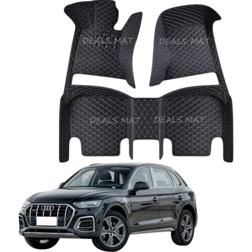 Car floor mats for audi a4 b8 a5 sportback a3 8p a6 c7 c6 q3 q7 4l a7 a6 q7 b6 avant tt RS 4 5 6 7 q5 q7 100 mk1 car floor mats