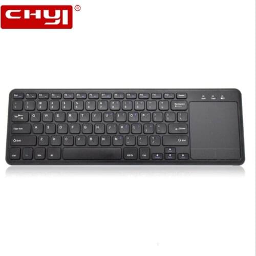 CHYI Wireless Touchpad Keyboard 2.4GHz Ultra-thin 78 Keys Computer Keyboard With Mouse Function For Laptop PC Notebook