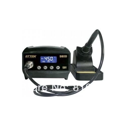 ATTEN AT980D unleaded iron antistatic thermostatic temperature control Advanced Rework Station 220V 80W free shipping