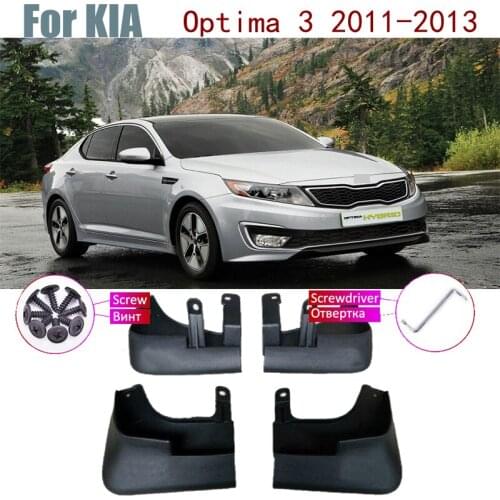 Car Mudflap Front Rear Fender Mud Guard Splash Flap Mudguards Accessories For KIA Optima 3 K5 TF SX SXL Hybrid 2013 2012 2011