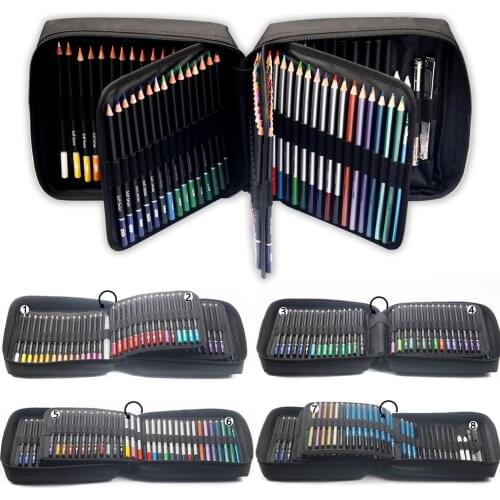 Colored Pencils , Art Supplies for Drawing, Sketching, Adult Coloring , Soft Core Color Pencils, 126 picse Contains accessories