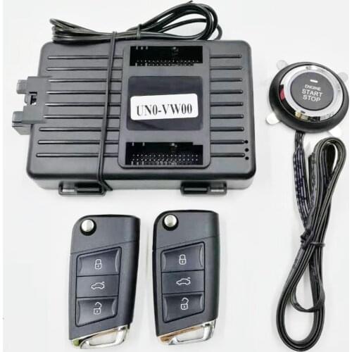 For Volkswagen Tiguan 2012-2017 Car Add Push to Start Stop Remote Key Start Stop Keyless Go System Mobilephone APP Control