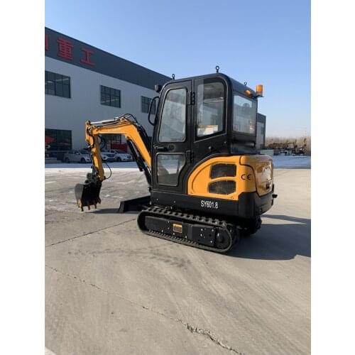 SYNBON SY601.8 Hydraulic Machine Digger Famous Engine Mini Crawler Excavator