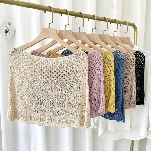 Fake Collars for Women Crochet False Shirt Collar Female Blouse Sweater Neckline Detachable Lace-up Decor Collar Accessories