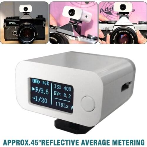 New Arrivals Light Meter For ZB_M08 Photography Set Top Reflection Flenda Light Meter Camera Fixed Illuminance Meter