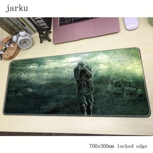 Stalker mouse pad gamer 700x300mm notbook mouse mat large gaming mousepad large locked edge pad mouse PC desk padmouse