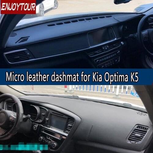 For Kia Optima Magentis K5 2004-2019 Leather Dashmat Dashboard Cover Pad Dash Mat 2009 2010 2011 2012 2013 2014 2015 2016 2017