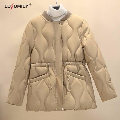 Женские осенние парки Lusumily China At AliExpress