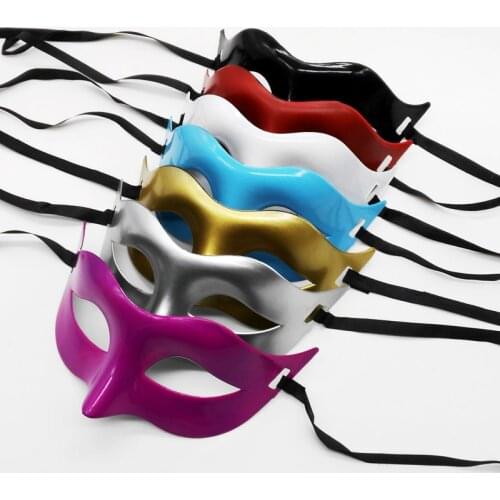 6 Color Women Man Sexy Gentleman Masquerade Mask Prom Mask Halloween Masquerade Party Cosplay Costume Wedding Decoration Props