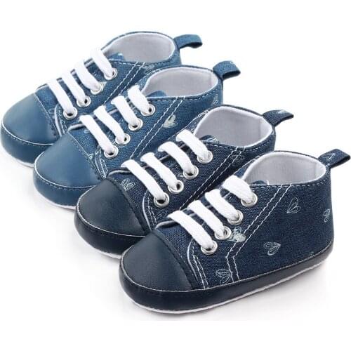 Fashion Brand Baby Girl Shoes Anti-slip Soft Sole Toddler First Walkers Newborn Infant for 1 Year Old Boys Crib Shoes Footwear