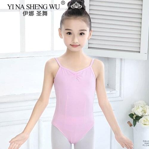 Fashion Ballet Leotards Sling Ballet Dress Camisole Girls Ballet Dance Dancewear Gymnastics Leotard Strap Ballet Leotard Dress