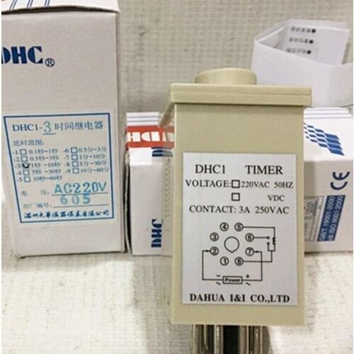 Genuine Ultra-Mini time relay DHC1-3 delay range DHC1-6 DHC1-7 DHC1-8 DHC1-9