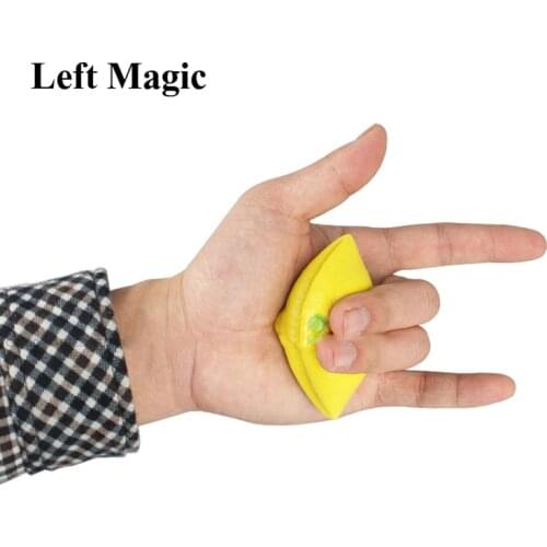 Rubber Fake Lemon( Soft Material ) Magic Tricks Lemon to Silk Magie Stage Illusions Gimmick Props Appearing/Disappearing Comedy
