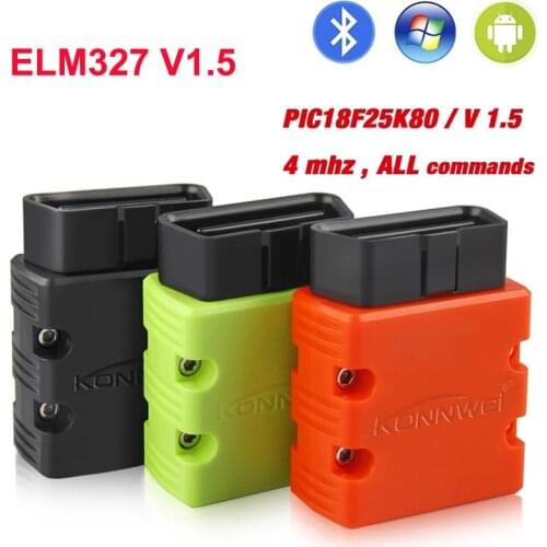 OBD2 Scanner MINI ELM327 V1.5 KW902 Bluetooth Autoscanner PIC18f25k80 ELM 327 OBD2 Diagnostic Code Reader for Android Phone