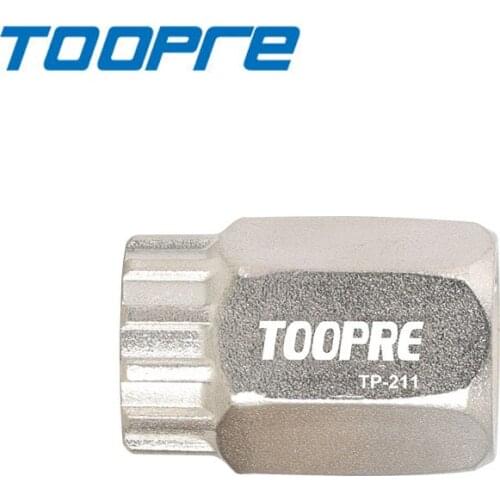 TOOPRE Bike Steel 6/7/8/9/10/11S Cassette Sprocket Sleeve Iamok Silver 64g Cartridge Freewheel Tool for SHIMANO Bicycle Parts