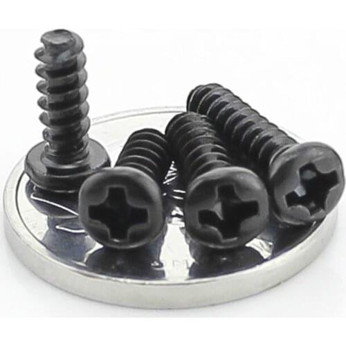 Black Head Tail Pan Head Tapping Screw Tapping M2.6*8