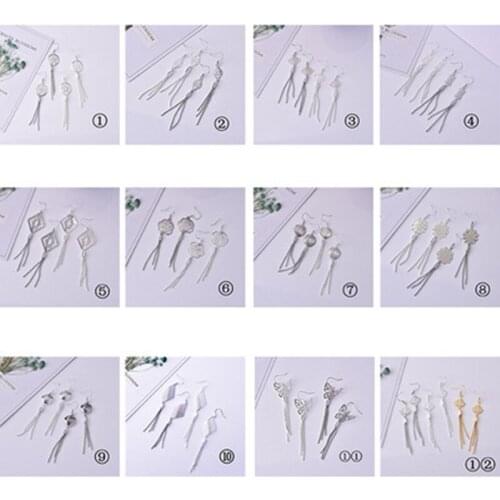 Free shipping silver atmosphere fashion tassels long temperament luxury ladies earrings earrings 2021 trend jewelry