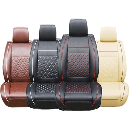 1 pcs car seat cover universal leather car seat cushion front seat seat cover protection pad cushion interior accessories