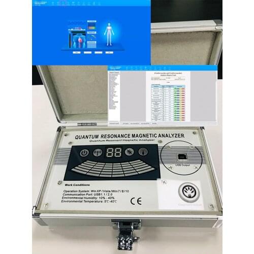 2021 Latest model 10th 52 reports human body scanner analyzer