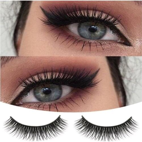 2019 Hot Sale New Arrival 1 Pair Natural Durable Beauty Dense A Pair False Eyelashes Wholesale Quick Delivery Gift Dropshipping