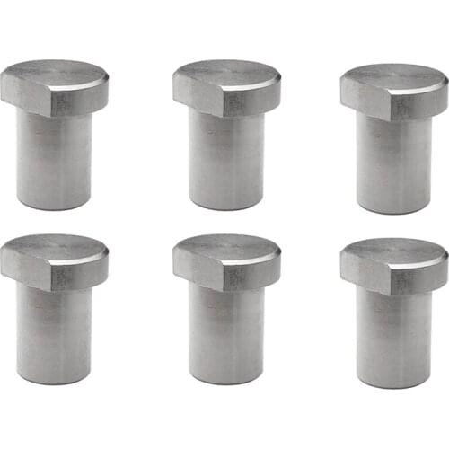 6Pcs Workbench Stoppers, Stainless Steel Limit Tenon Blocks, Fixed Woodworking Table Accessories