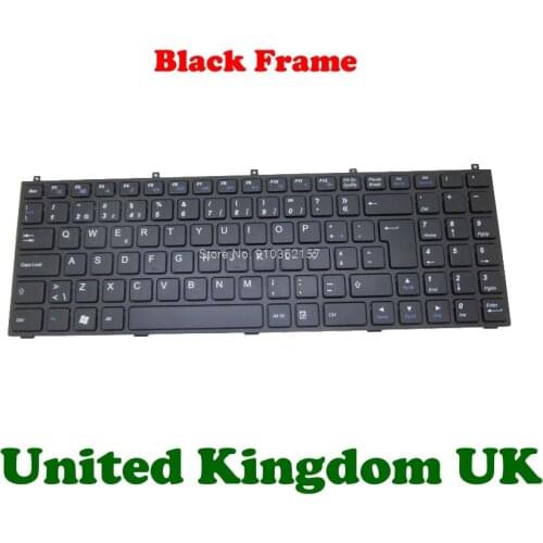 UK Keyboard For CLEVO M980NU W258EUQ W255HU0 MP-08J46GB-430 6-80-M9800-193-1 MP-08J46GB-430W 6-80-M9800-195-1L MP-08J46GB-4307W