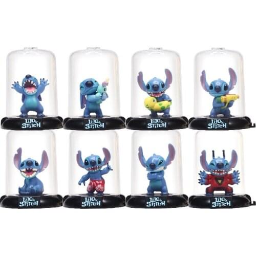 Disney Blind Bag Lilo & Stitch Series Action Figure Doll Toys Cute Stith With Scrump Gifts for Kids Lovely Room Decoration