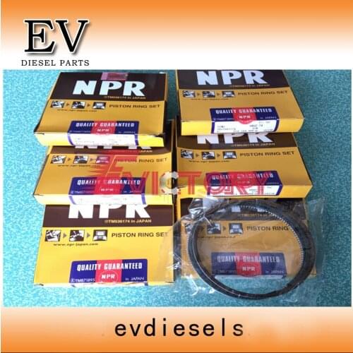 EV 6D17 6D17T PISTON RING SET for mitsubishi fuso truck