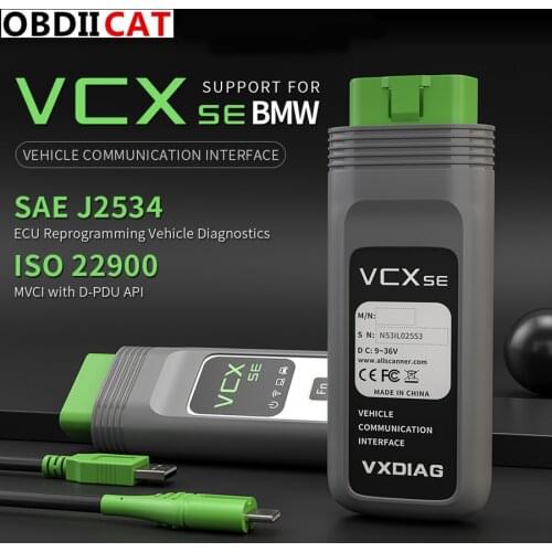 OBDIICAT VXDIAG VCX SE for B-MW OBD2 Car Diagnostic Tools Online Coding For B-MW Good Than ICOM A2 A3 NEXT WIFI ISTA-D