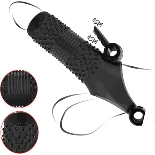 Vibrator Condoms Bullet Vibrator Reusable Condoms Cock Penis Sleeve Dick Penis Enlargement Extender Sex Toys For Men Cock Sleeve