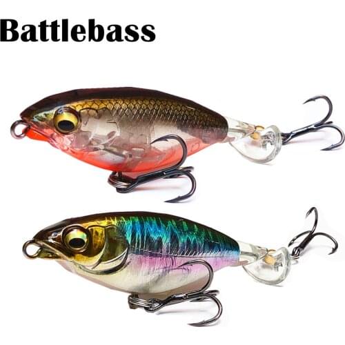 BATTLEBASS 2021 70mm 85mm Whopper Popper 6.5g 11g Topwater Fishing Lure Artificial Bait Hard Plopper Soft Rotating Tail Fishing