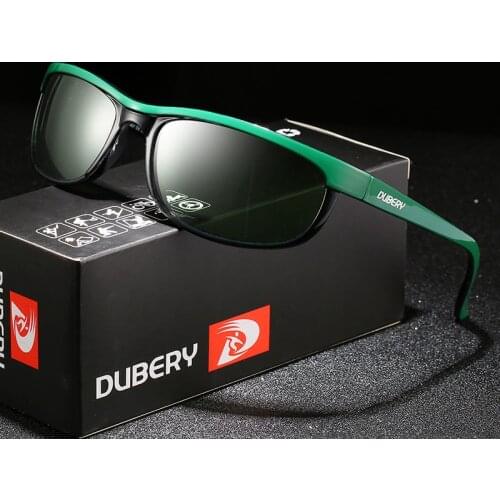 DUBERY Classic Sports Style Polarized Sunglasses Men Driving Night Vision Lens Sun Glasses Male Outdoor Photochromic Glasses