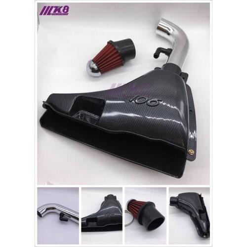 Air filter Carbon fiber High Flow Air Intake Kit For Peugeot 106/206/306 VTS