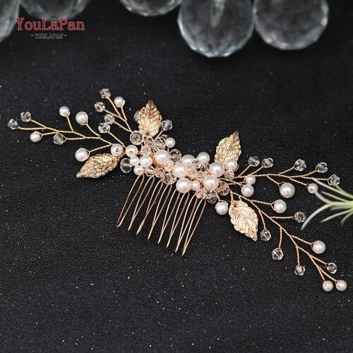 YouLaPan HP180 New Style Crystal Bridal Hair Clips Wedding Hair pins Hair Clip Hair Jewelry Women Hair Comb Bridal Head Piece