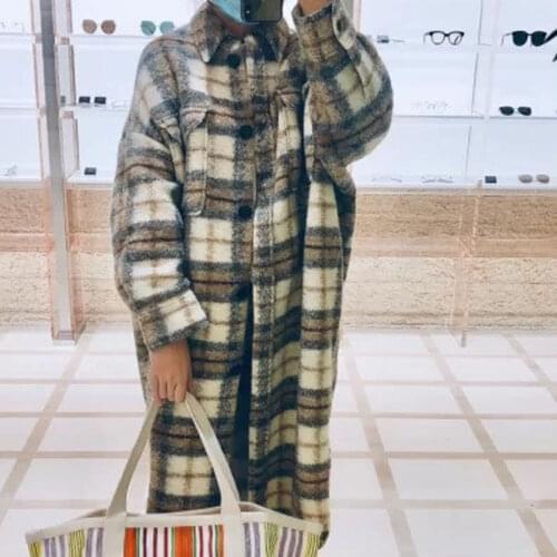 2020 Autumn / Winter Coats & Jackets Large Shape Brushed Pocket trench Womens Wool & Blends