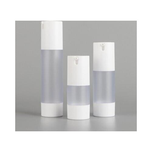 15ml 30ml 50ml White Empty Airless Spray Pump Bottles Containers Perfume Sample Skin Care Cosmetic Airless Spray Bottle