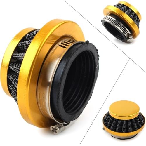 44mm Motorcycle High Flow Air Filter 47cc 49cc 2 Stroke Mini Dirt Pocket Bike ATV Quad Universal for Kawasaki YAMAHA SUZUKI