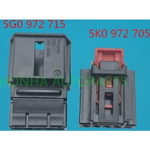 5-pin car connector LED water taillight harness modified 5P plug 5G0 972 715 5K0 972 705/5G0 972 715