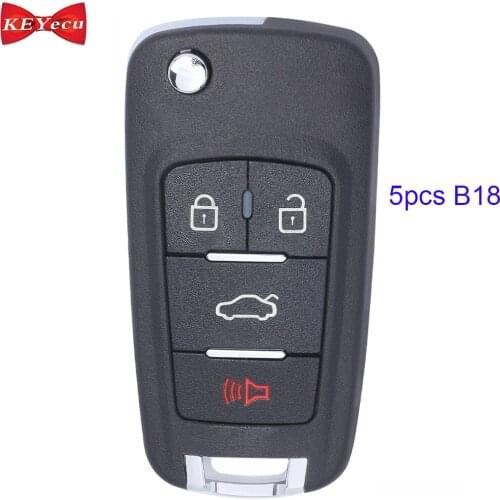 5pcs KEYDIY B18 Universal Remote Control B-Series 4 Button for KD-X2 KD900 KD900+ URG200