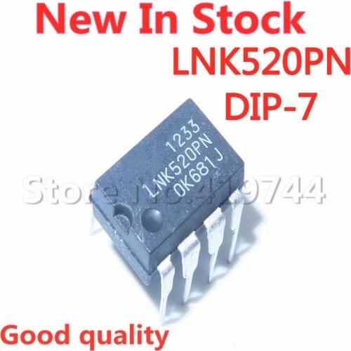 5PCS/LOT 100% Quality LNK520P LNK520PN DIP-7 management chip In Stock New Original