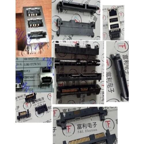 5PCS SATA connector 1909060-4 WATB-22DL1PBU 7P SATA 7+15+3 25P SATA LN21131-D40L-6H LD2529H-A08L1H UBA11D1-ZT010-4F