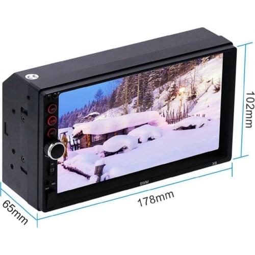 X6 7inch HD Large Screen Car MP5 Player Bluetooth Hands-free FM Radio Modified Display for Vehicles Car Intelligent System