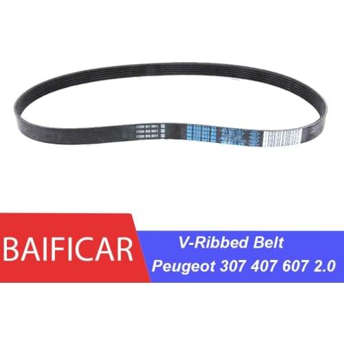 Baificar Brand New Generator V-Ribbed Belt 9653204380 5750XG 6PK998 For Peugeot 307 407 607 2.0