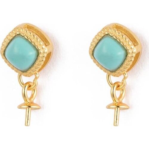 Beadsnice 925 sterling silver earrings findings jewelry making supplies long earrings bail DIY