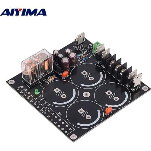 AIYIMA 32A Amplifier Power Supply Rectifier Board 2.0 Channel Speaker Protection 50V 10000UF Capacitor Rectifier Filter For Amp