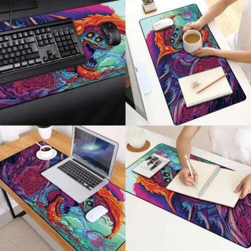 300 * 700 * 2mm Large Gaming Desk Mouse Pad Gamer Computer Keyboard Mat Anime Kawaii Laptop Education & Office Supplies