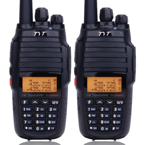 2pcs TYT TH-UV8000D Walkie Talkie10W High Power Dual Band VHF UHF Comunicador 10 km 3600mAh Cross-band Repeater Ham Radio