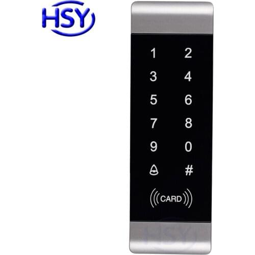 HSY Touch Keypad Standalone Access Controller RFID Proximity EM Card Keyfobs Keyboard Single Door Access Control syste
