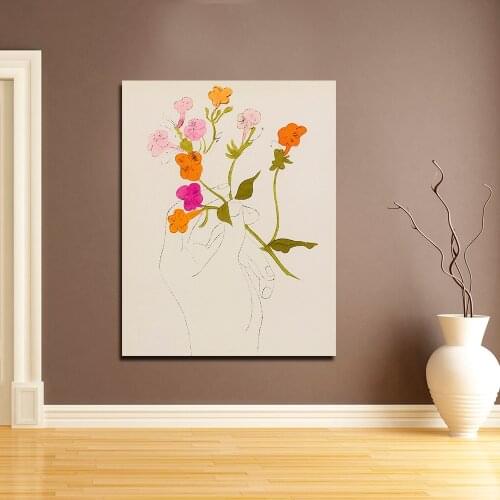 JQHYART Still Life Pop Art ANDY WARHOL A Gold Book 1957 Canvas Art Home Decor Wall Pictures For Living Room