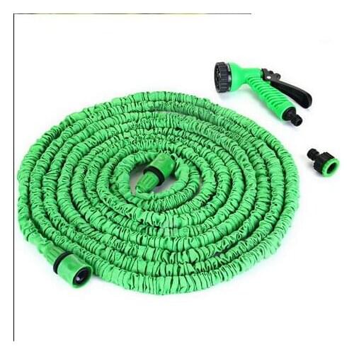By dhl 30 pieces watering 75FT Expandable Magic garden Hose reels Stretched 22.5M +spray Gun Water Hose EU/US connector